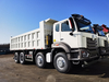 Sinotruk E7G 8x4 12 عجلات 45T شاحنة تفريغ