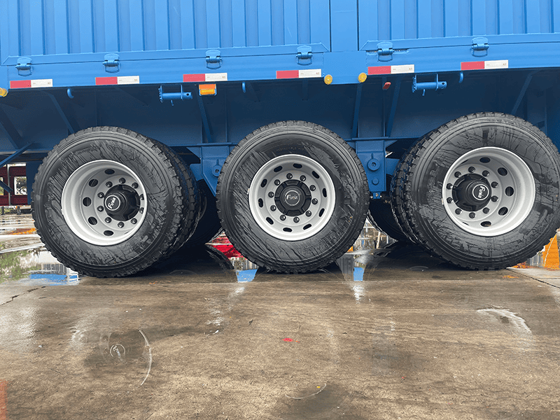 3 محاور 40 قدمًا SIDEWALL SEMI TRAILER-4