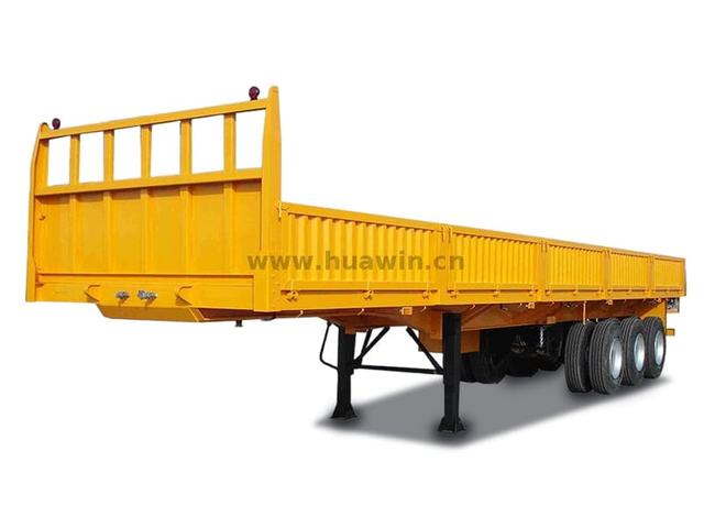 البيع الساخن 3 محور الجانب الجدار نصف مقطورة