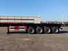4 محاور 40ft مسطحة نصف مقطورة