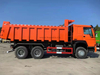 16CBM Howo 6x4 Scow End Sand يجمع شاحنة تفريغ نقل مع بوابة الذيل