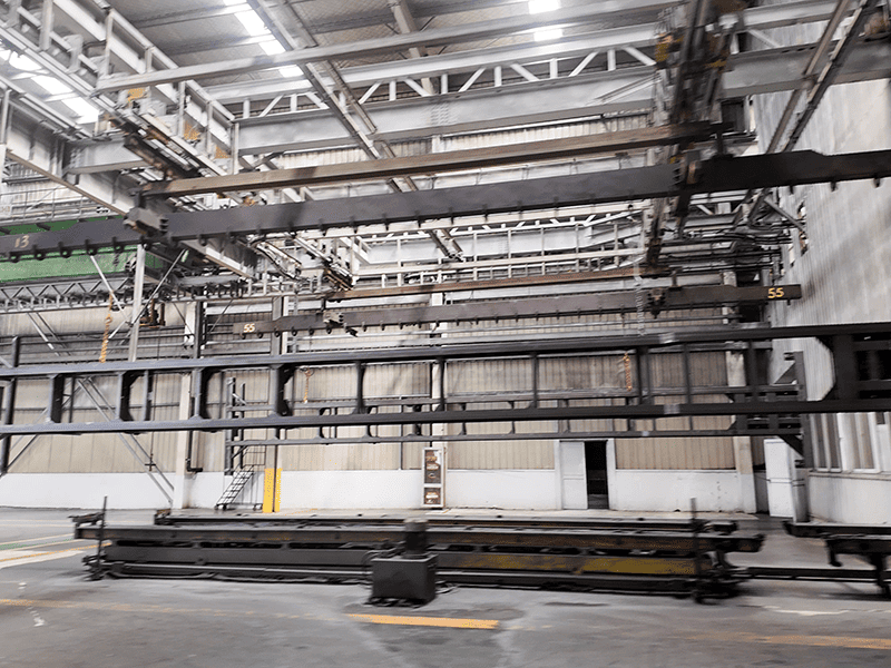 3 محاور 40FT مسطحة نصف مقطورة-6