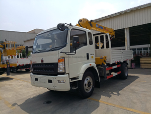 Sinotruk 2 طن رافعة متنقلة تلسكوبية مع هيكل شاحنة خفيفة