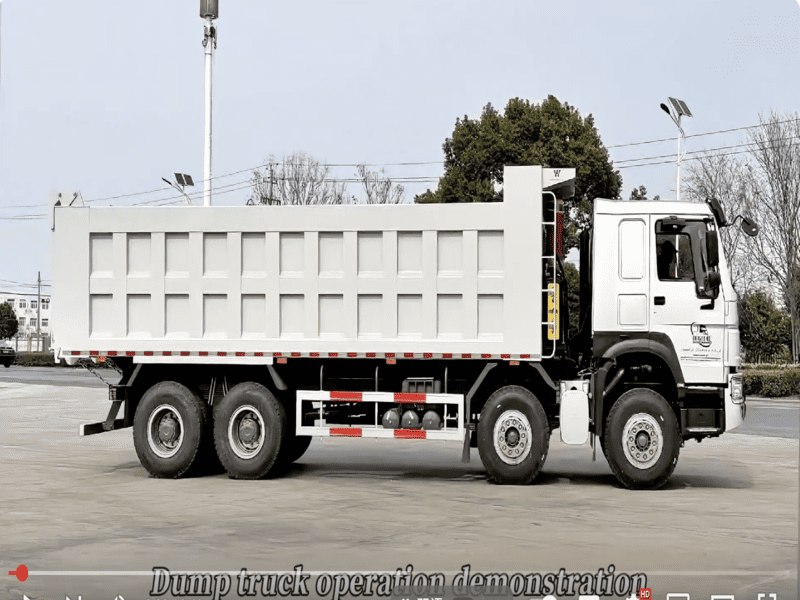 sinotruk】 كيفية تشغيل شاحنة تفريغ