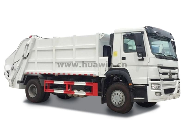 Sinotruk Howo 4x2 Truck Heavy Garbage Compactor -12CBM