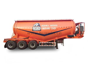 Sinotruk 3 محاور 33CBM مقطورة ناقلة الأسمنت السائبة