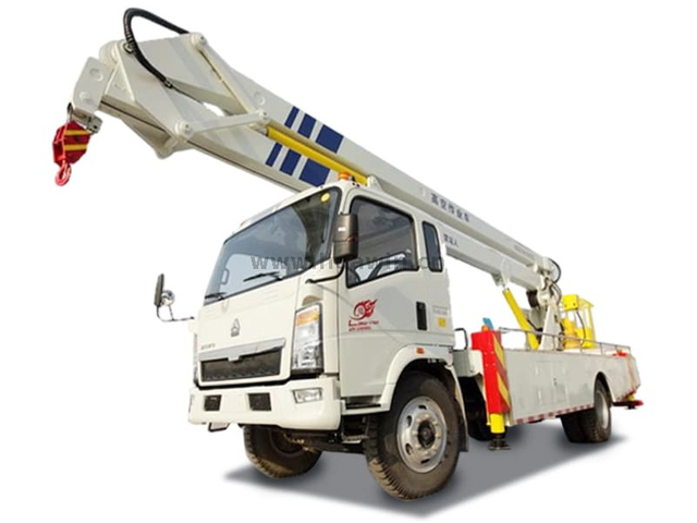 العلامة التجارية الجديدة 6 Wheeler High Atitude Operation منصة العمل شاحنة