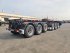 20 قدمًا+40 قدمًا 3 محاور Superlink Flatbed Trailer