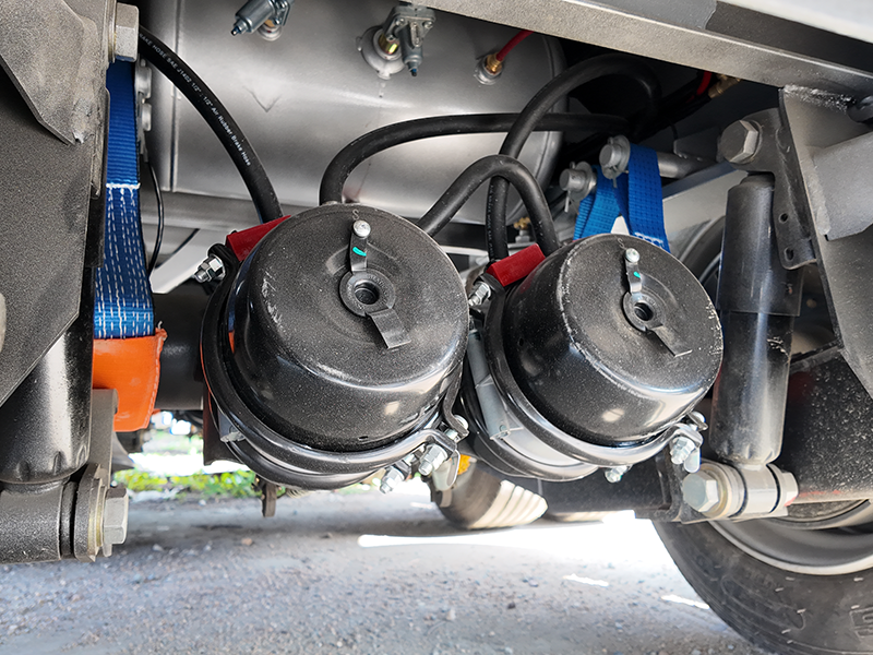 3 محاور 40FT مسطحة نصف مقطورة-15