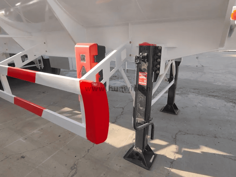 CIMC 3 محاور 46000 لتر مقطورة ناقلة سبائك الألومنيوم -12