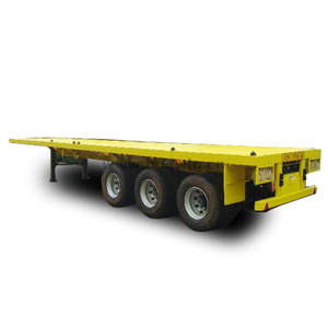 Sinotruk Tri-Axle Flated Container مقطورة
