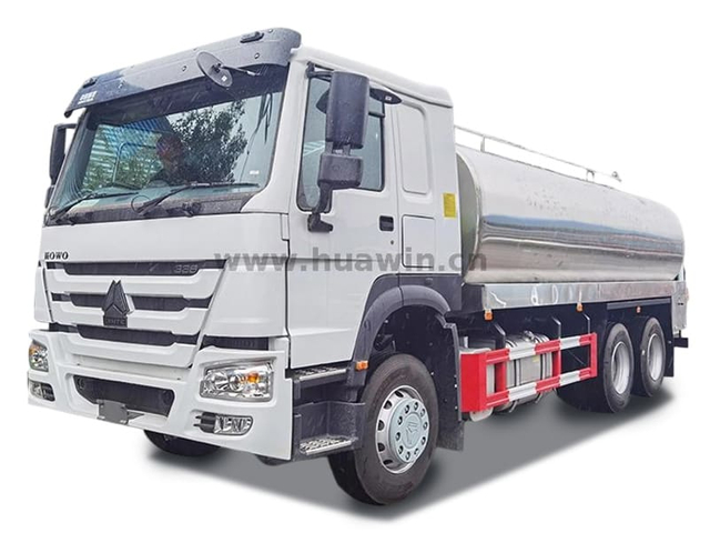 Howo 6x4 Food Trant Truck Milk Transer Truck Truck Truck