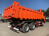 16CBM Howo 6x4 Scow End Sand يجمع شاحنة تفريغ نقل مع بوابة الذيل