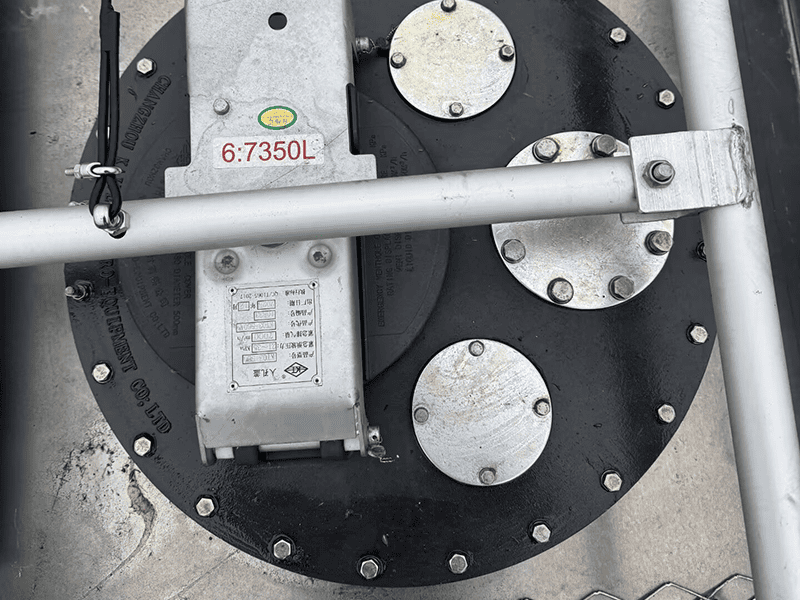 SINOTRUK CIMC 3 محاور 46CBM ناقلة وقود سبائك الألومنيوم نصف مقطورة-جديد-2