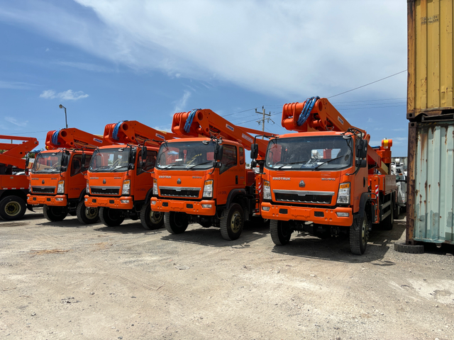 Howo High stitude isulity work truck -تخصيص خاص