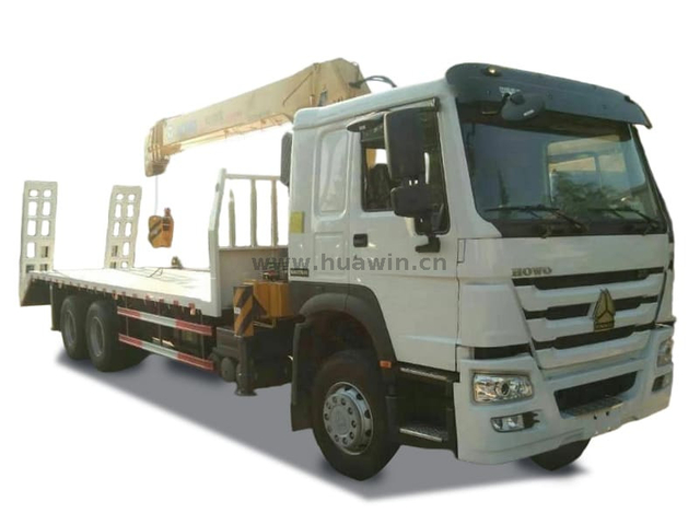Sinotruk Howo 6x4 Loader Self - 10Ton XCMG Boom Telescopic