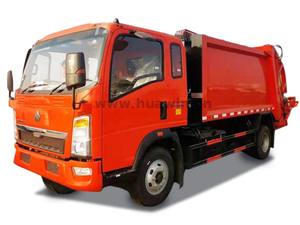 Sinotruk Howo Light Garbage Compactor Truck-6CBM