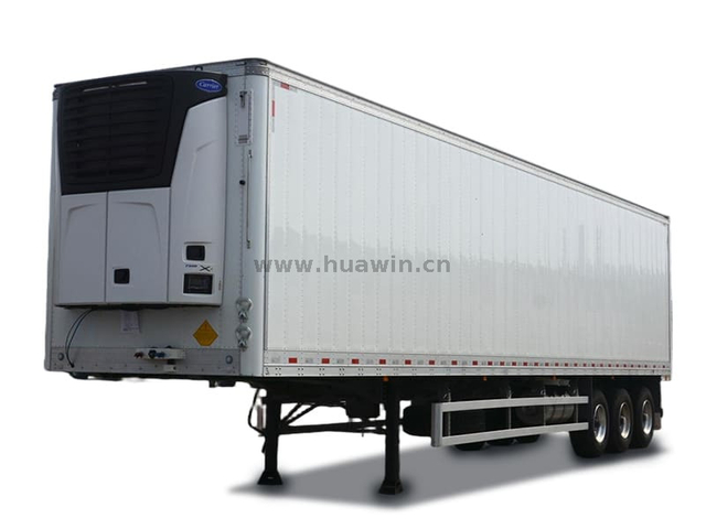 3 محاور 40ft مقطورة شبه مبردة