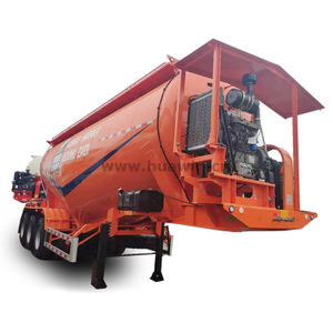 Sinotruk 3 Axles v Type Bulk Cement Tanker Semi Trailer