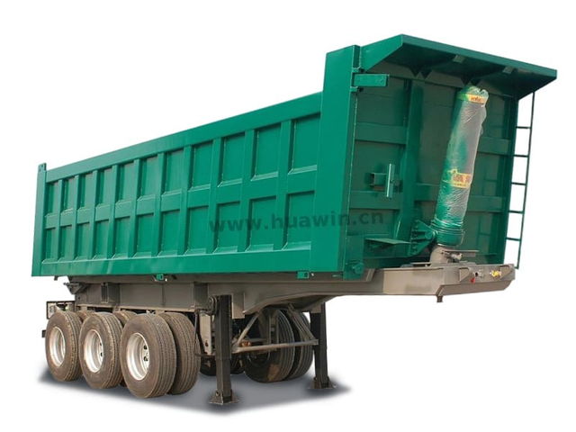 Sinotruk 3 محور أمامي التفريس نصف مقطورة