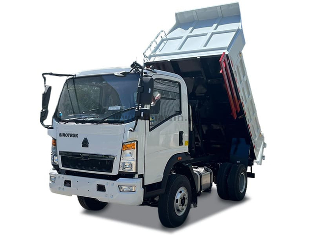 Sinotruk Howo 4 × 2 شاحنة تفريغ الخفيفة