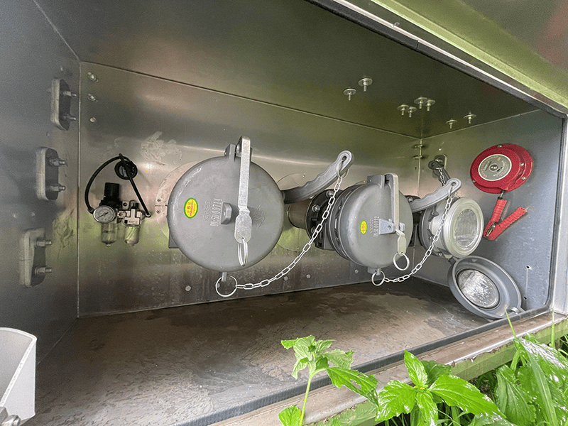 SINOTRUK CIMC 3 محاور 46CBM ناقلة وقود سبائك الألومنيوم نصف مقطورة-جديد-1