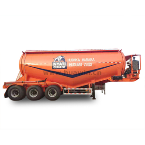 Sinotruk 3 محاور 33CBM مقطورة ناقلة الأسمنت السائبة