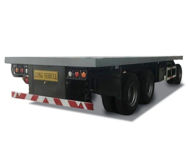 Sinotruk Huawin ثلاثة alxes 40 قدم مقطورة كاملة