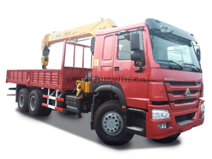 Sinotruk Howo 6x4 Mobile Tercopic Truck Crane مثبتة