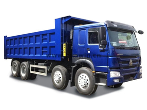 Sinotruk Howo 8x4 12 عجلات مربعة شكل تفريغ شاحنة