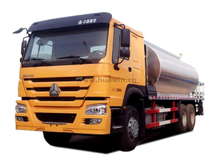 Howo العلامة التجارية الجديدة 4x2 ماكينات رصف طريق التحميل الثقيل