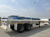20 قدمًا+40 قدمًا 2 محاور Superlink Flatbed Trailer