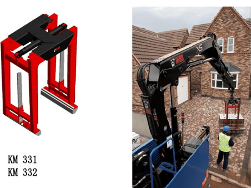 شاحنة رافعة HOWO 6X4 مع رافعة ذراع مطوية 8T-4