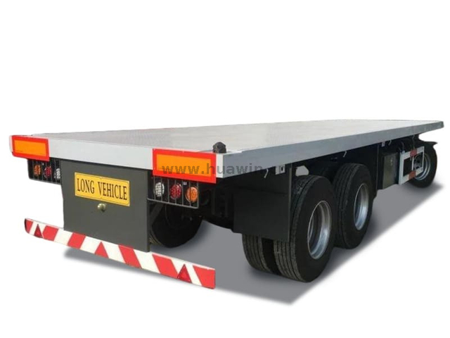 Three ALXES Container Transferation مقطورة كاملة