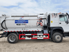 Sinotruk Howo 4 × 2 شاحنة مياه الصرف الصحي 10 متر مكعب