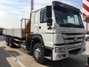 ساينو تراك HOWO 6 × 4 شاحنة كرين - 12 طن XCMG Knuckle Boom