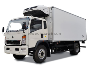 Howo التبريد 4x2 وحدة الملك الباردة شاحنة 