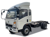 Sinotruk Howo 4 × 2 6 Wheels Light Duty 10t Cargo Chassis 
