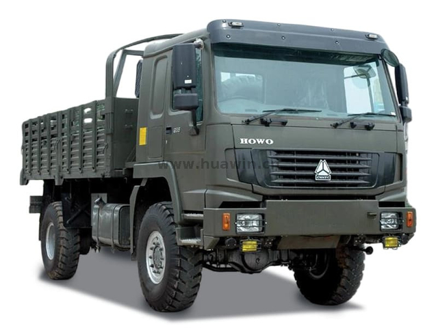 Sinotruk Howo 4x4 شاحنة شحن AWD 