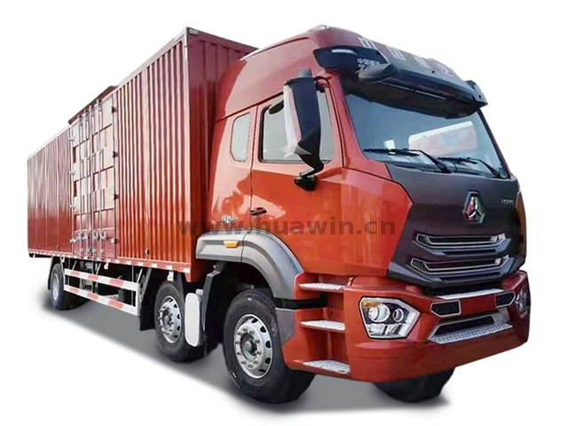 Sinotruk E7 6x4 Van Cargo Truck 