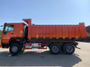 16CBM Howo 6x4 Scow End Sand يجمع شاحنة تفريغ نقل مع بوابة الذيل